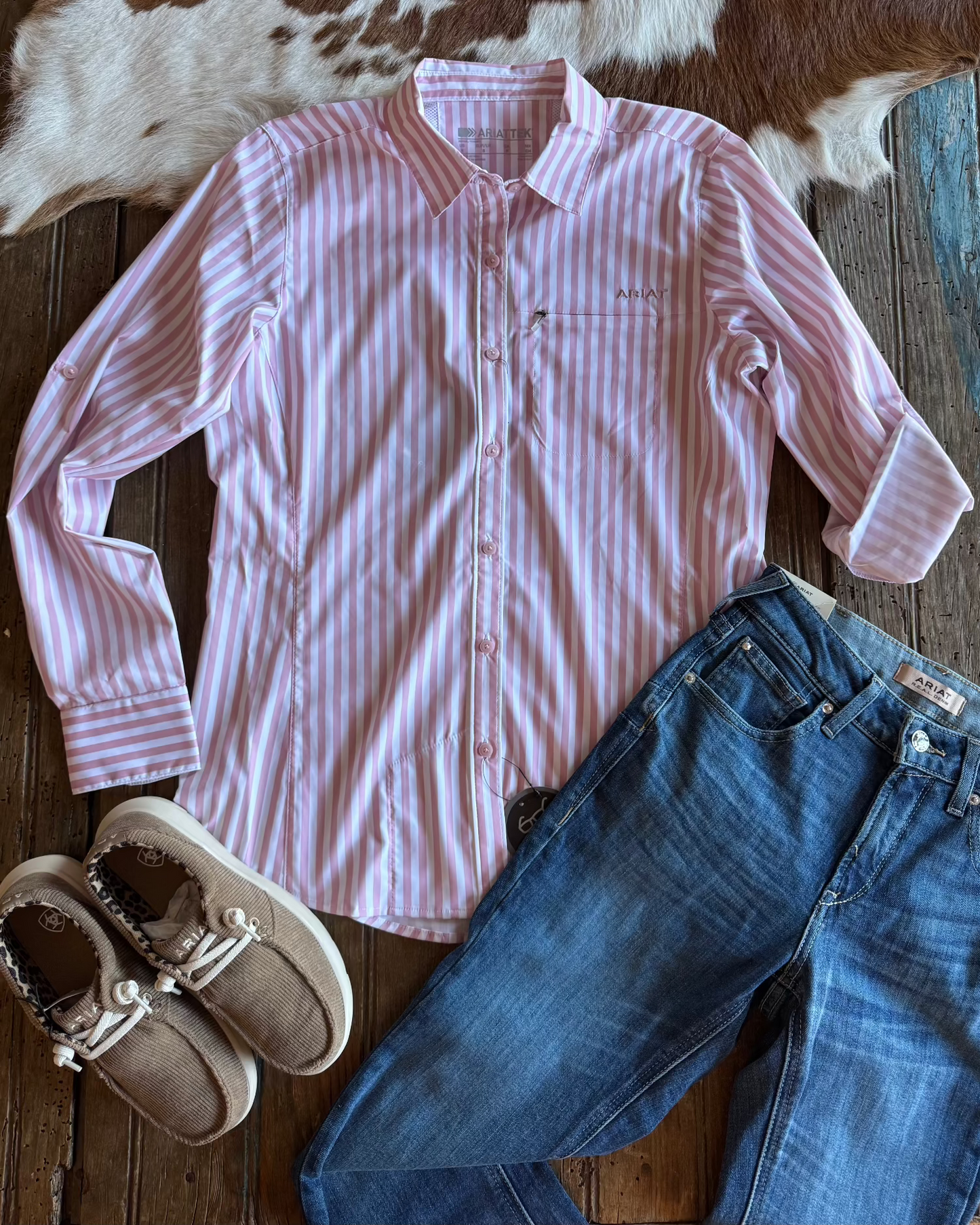 Ariat VenTEK Stretch Shirt (Zephyr Stripe)