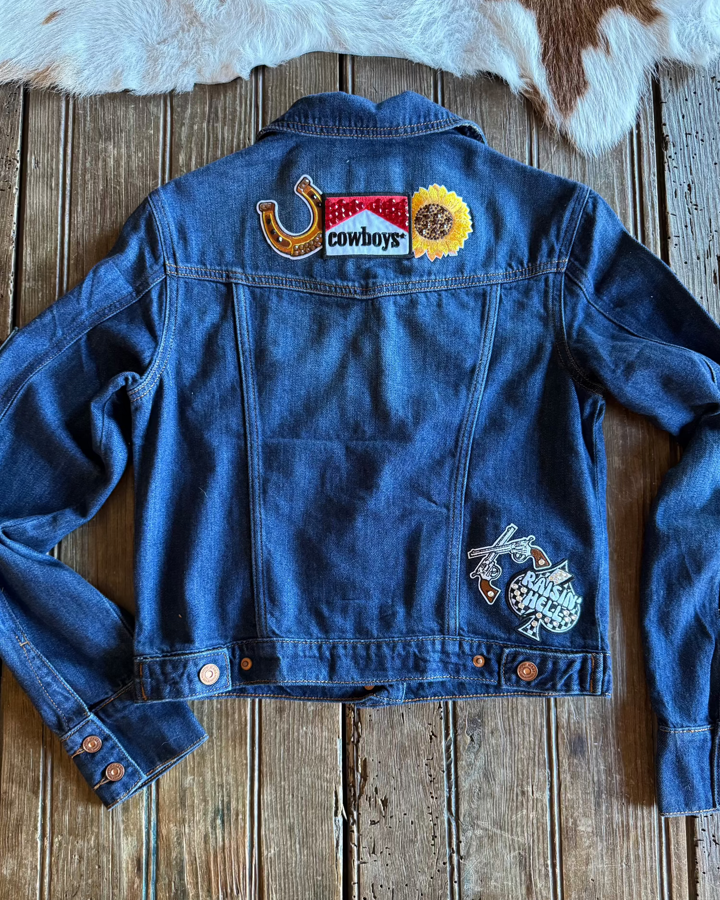 Maricopa Denim Patch Jacket XS