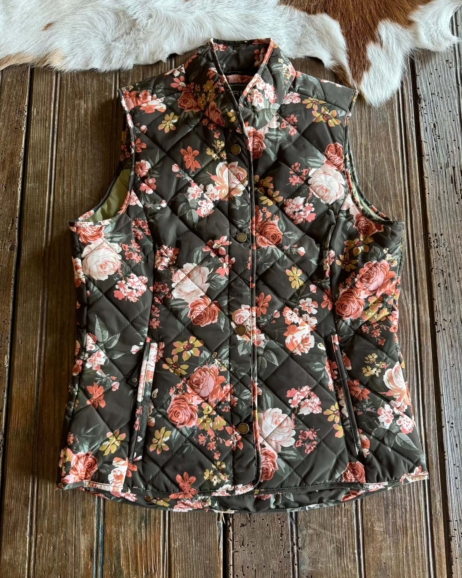 Woodside Vest (Rose Garden)