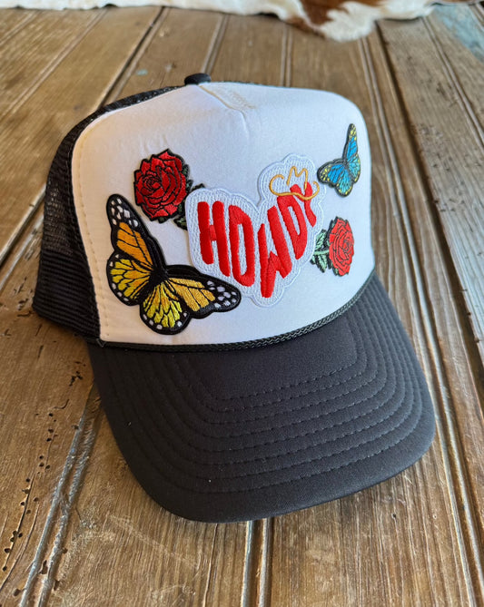 Howdy Butterfly Trucker Hat