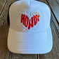 Front view of Howdy Single Patch Trucker Hat