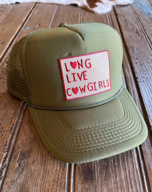 Long Live Cowgirls Single Patch Trucker Hat
