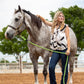 Corvallis top on model with horse