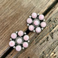 Pink Conch Cluster Earrings