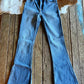 Jennifer Mid Wash Flare Jeans