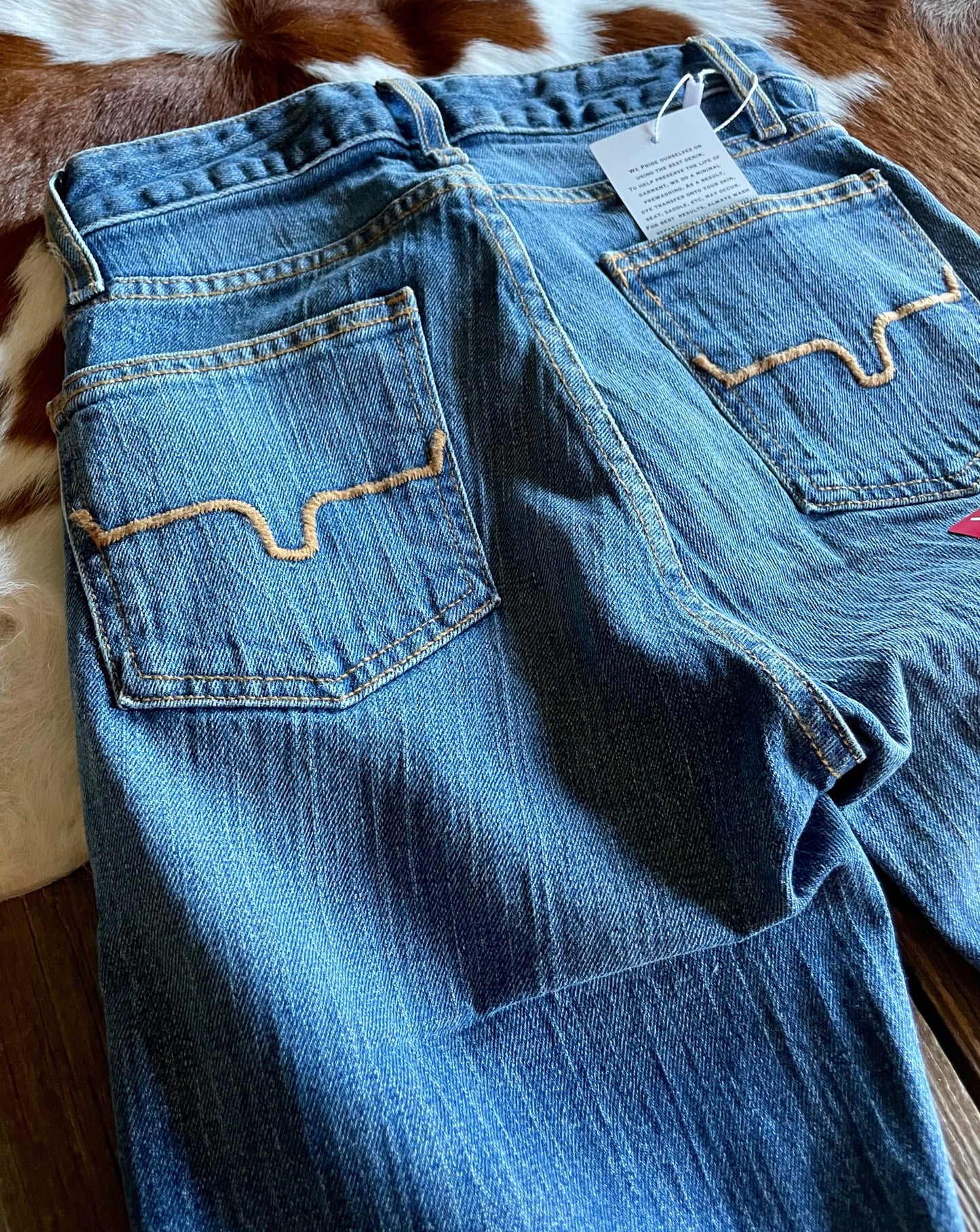 Jennifer Mid Wash Flare Jeans