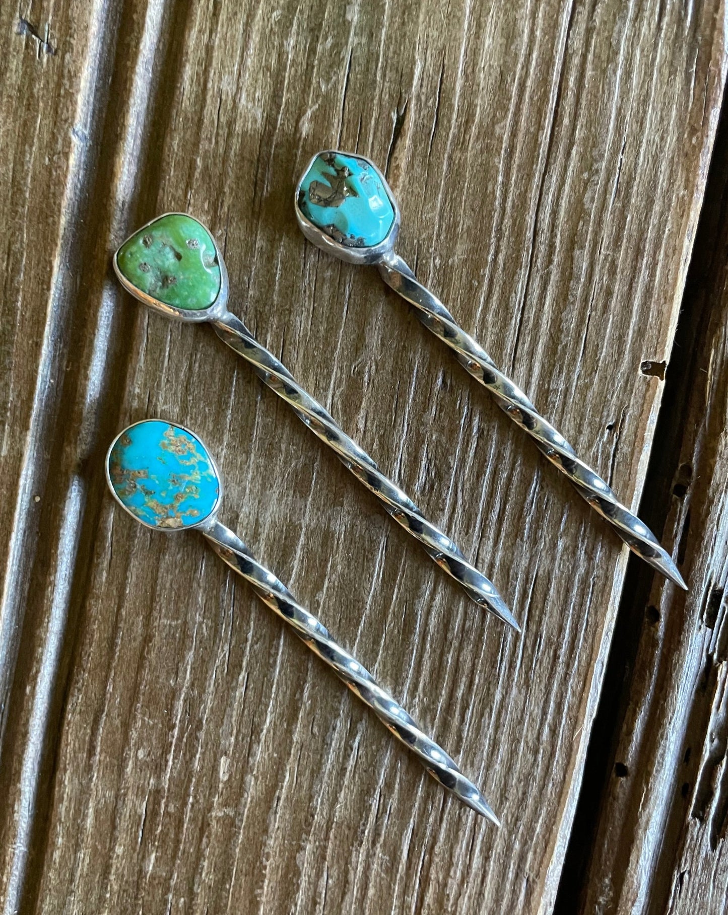 Sterling Silver Toothpick (Stone Mountain Turquoise)