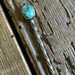 Sterling Silver Toothpick (Morenci Turquoise)
