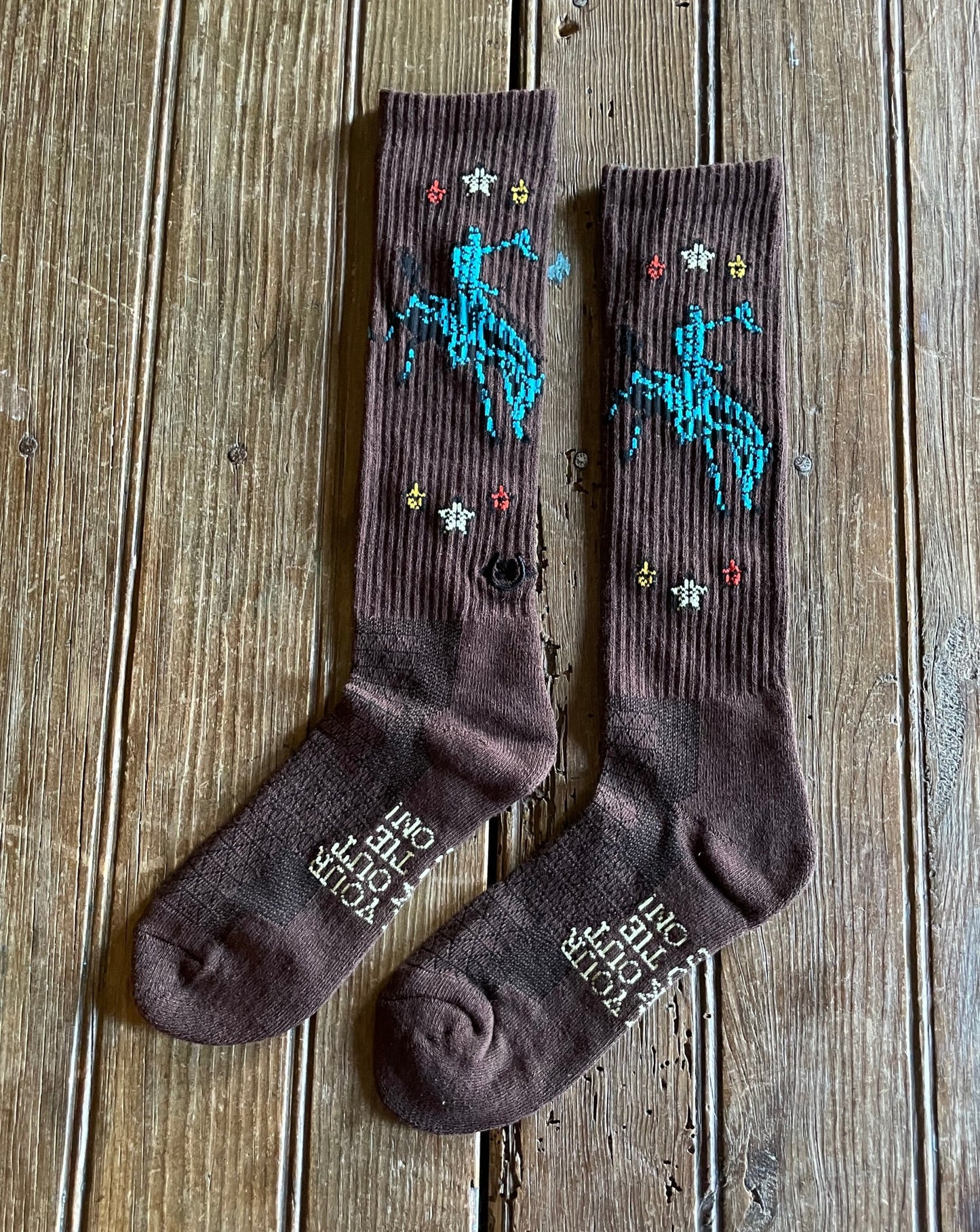 Fringe Long Live Performance Crew Socks