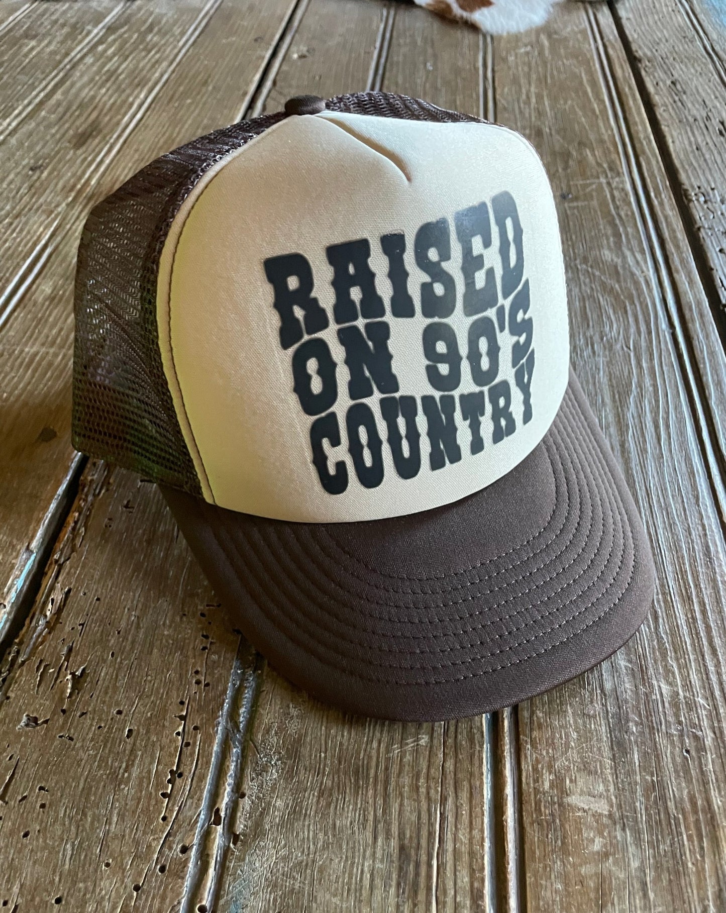 Raised on 90's Country Trucker Cap