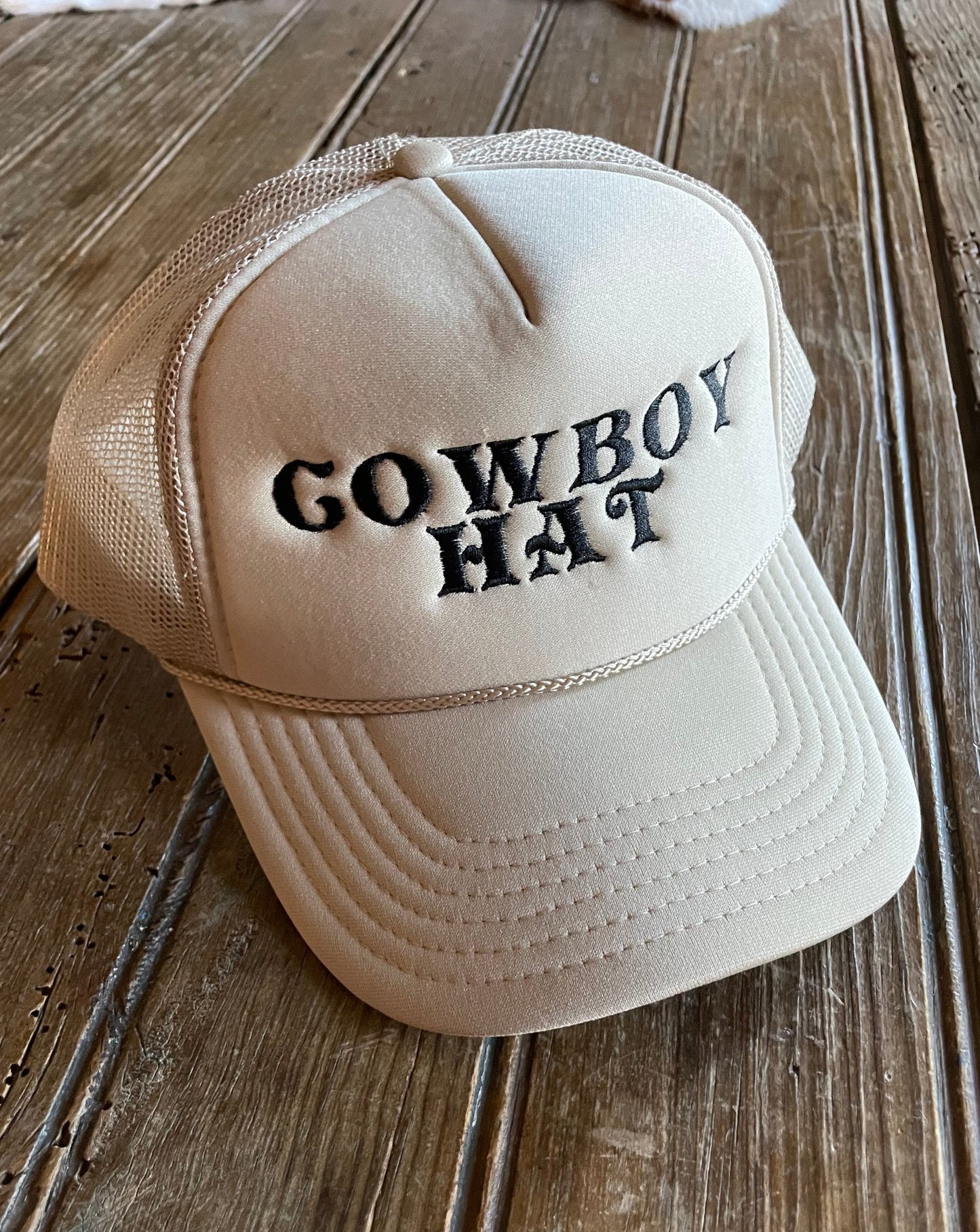 Cowboy Hat Trucker Cap