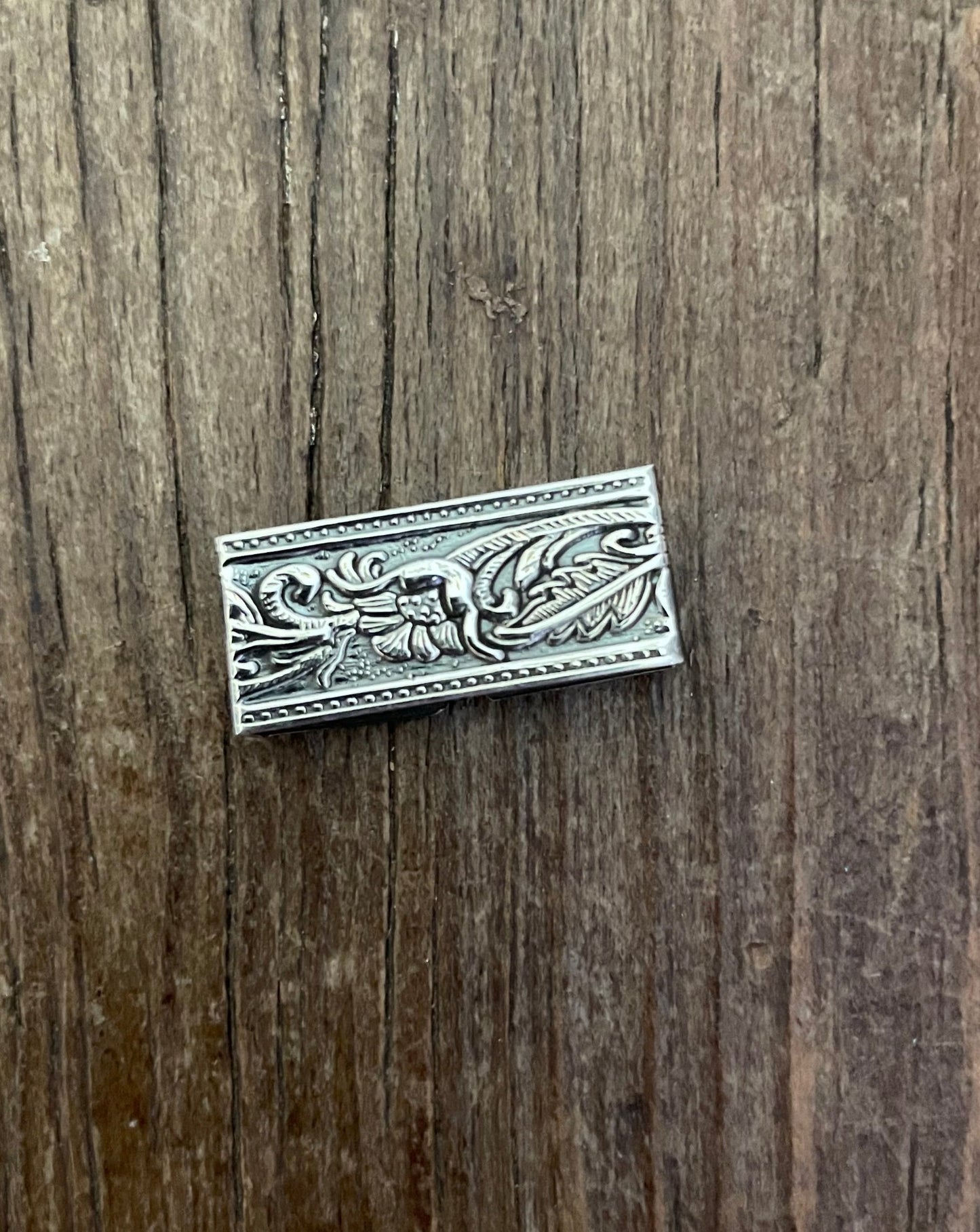 Tooled Sterling Apple Watch Band Cuffs