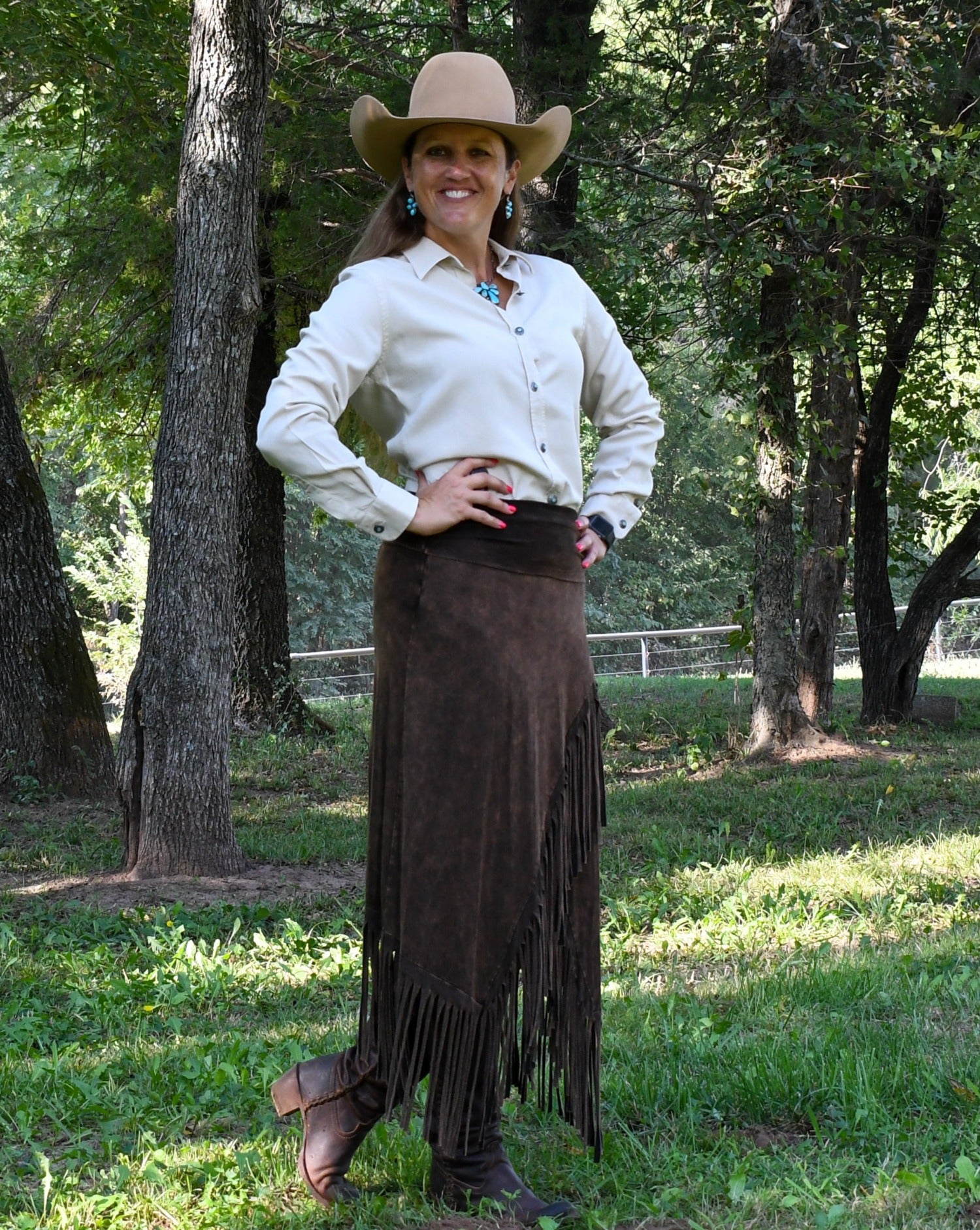 The Winchester Old West Lace Maxi Skirt | Baha Ranch Western Wear
