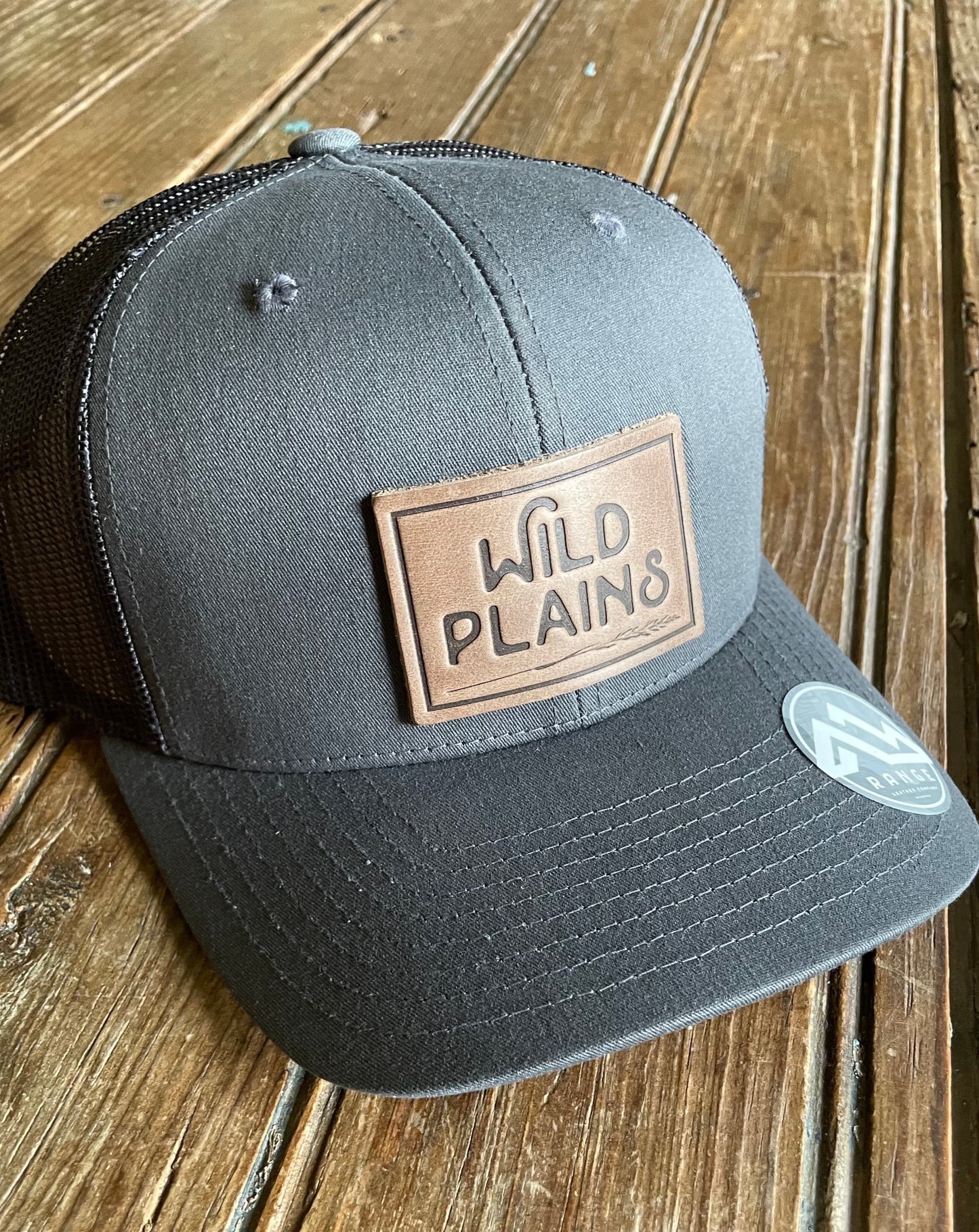 Wild Plains Leather Patch Cap