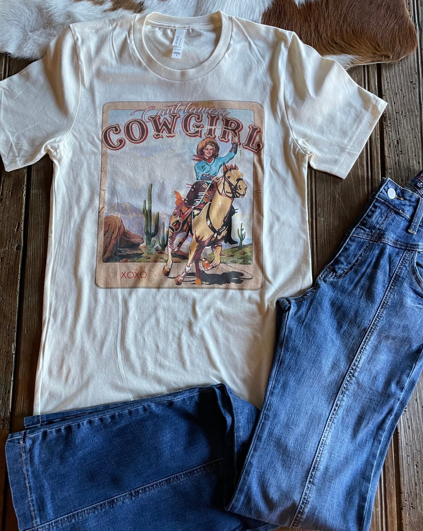 Can't Tame A Cowgirl Tee