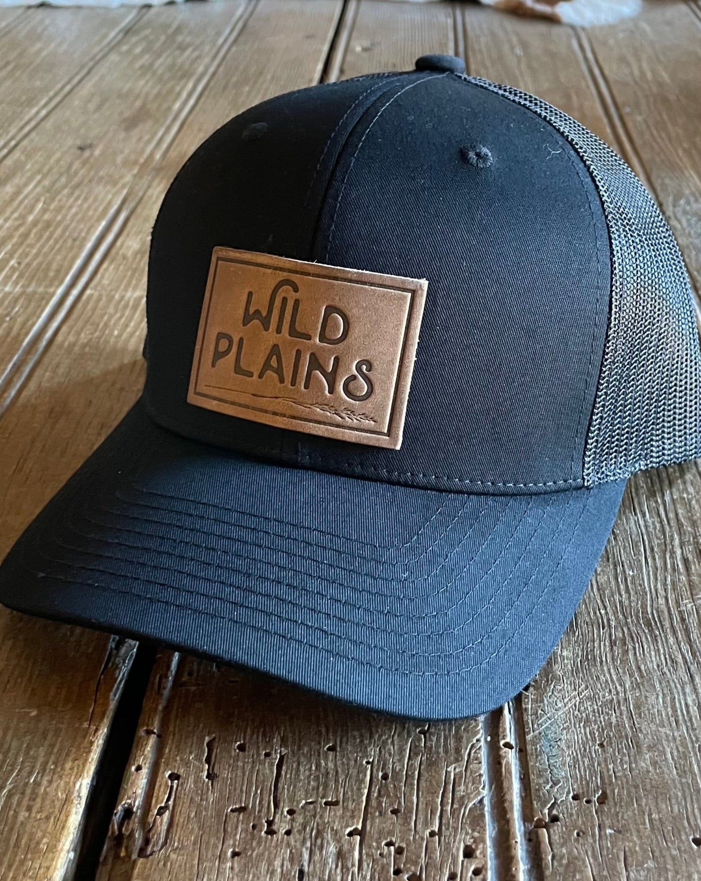 Wild Plains Leather Patch Cap