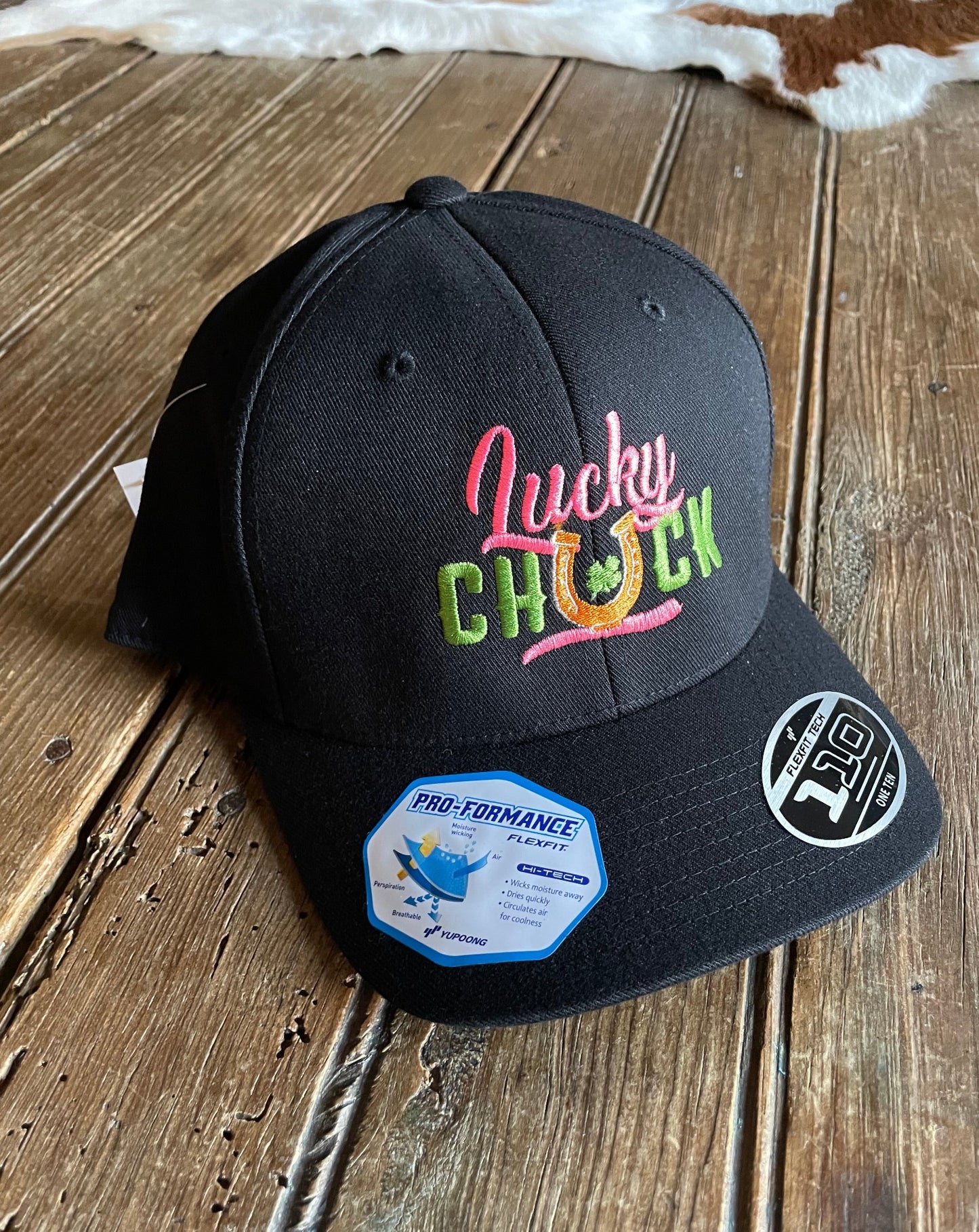 Lucky Chuck Flex Fit Logo Hat