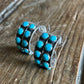 Tira Two Row Turquoise Earrings